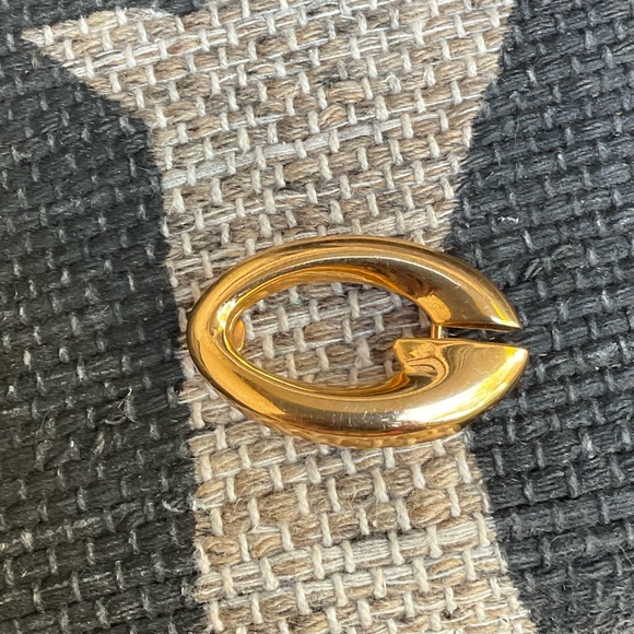 SOLD / VINTAGE/ Authentic GUCCI gold belt buckle - Picture 3 of 7